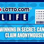 can you claim lottery anonymously in texas